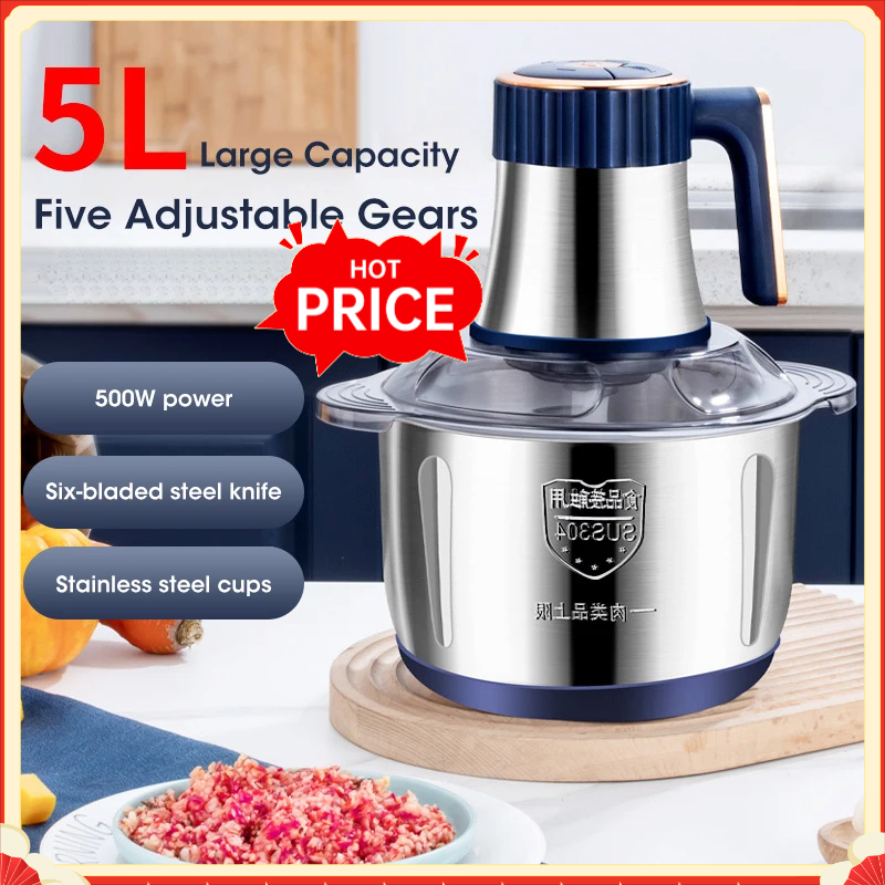 Baby Food Masher - Elektryczne maszynki do mielenia mięsa 5L,