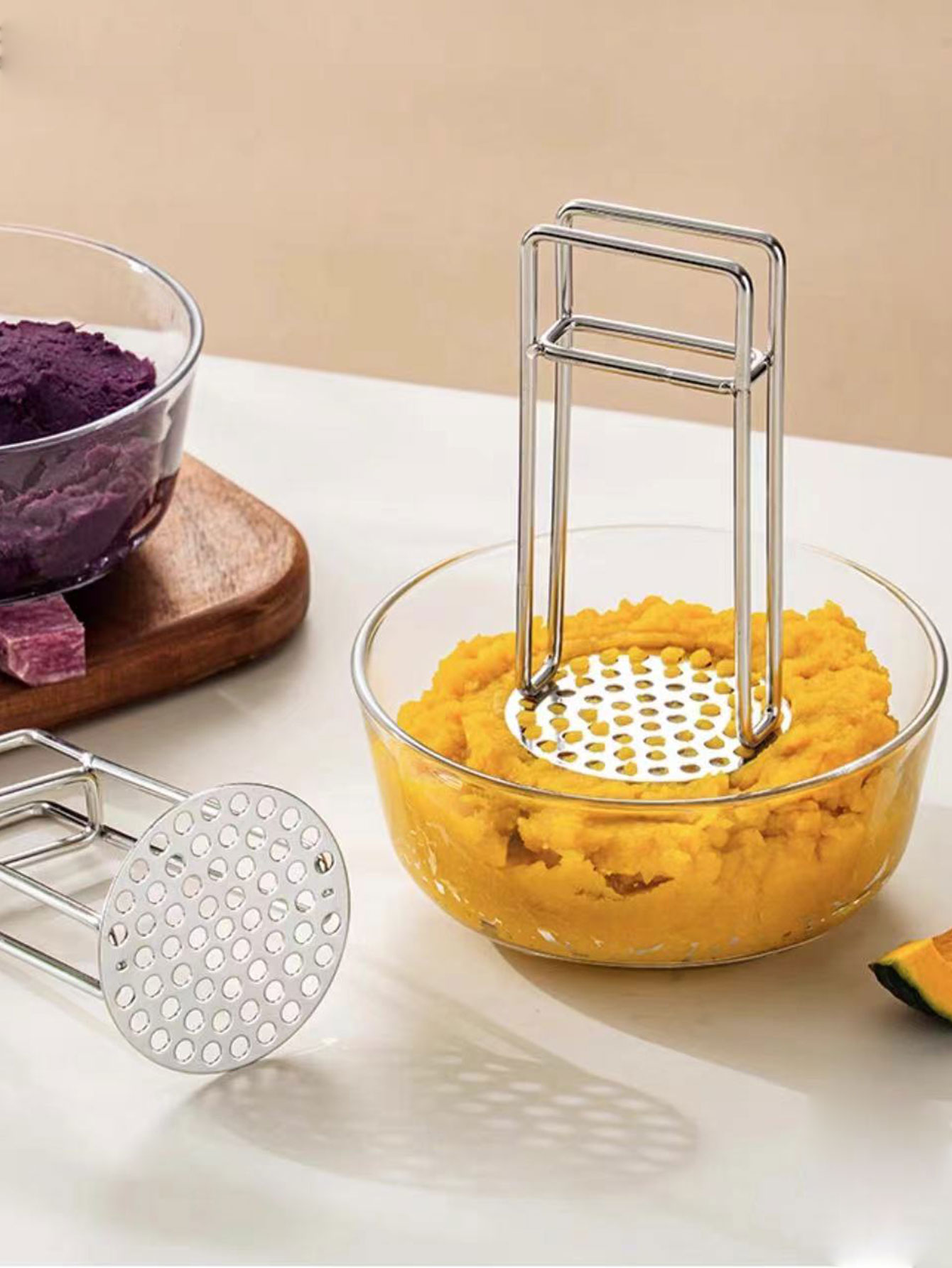 Baby Food Masher - Tłuczek do ziemniaków ze stali nierdzewnej