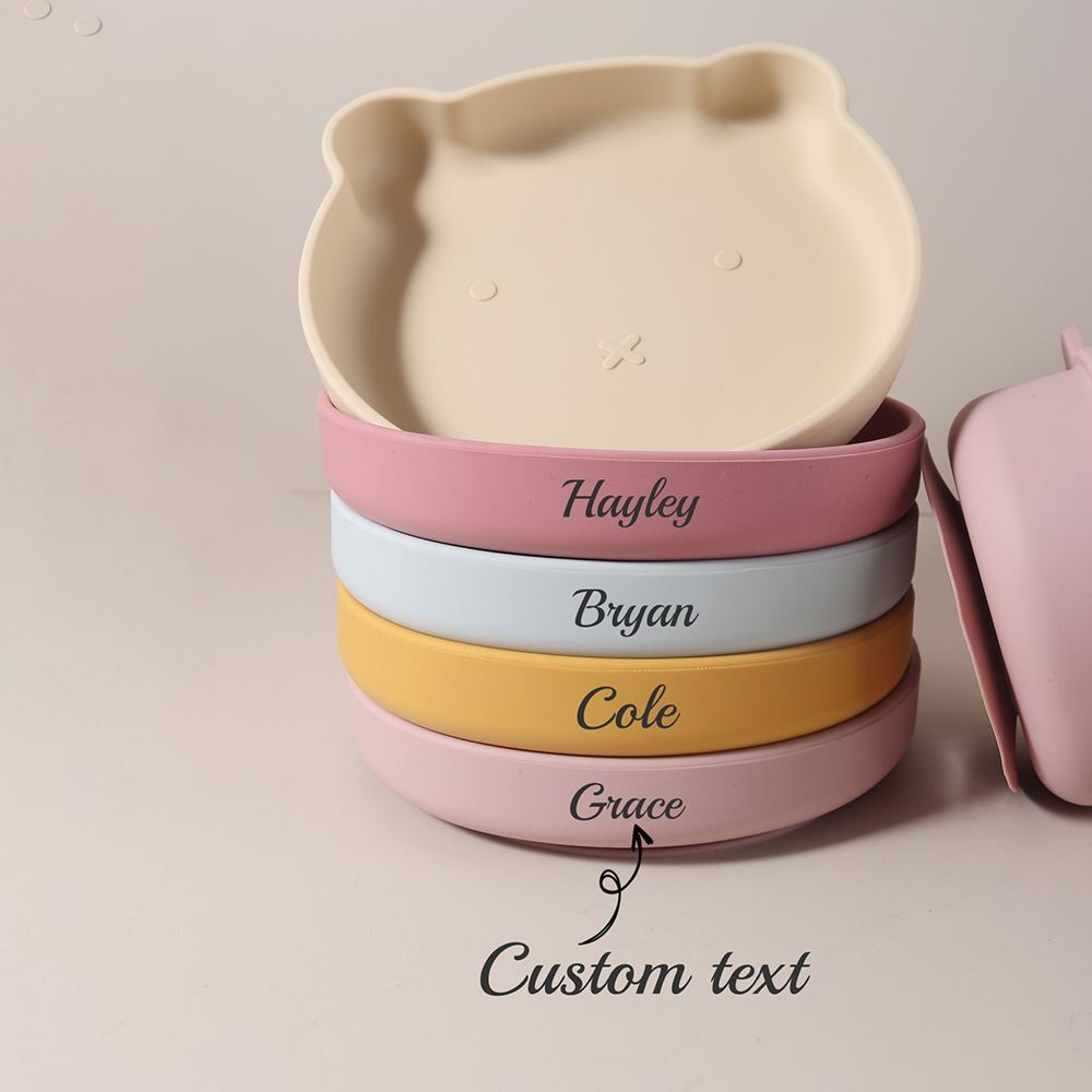 Baby Food Chart - Personalizowana silikonowa tacka do karmienia w