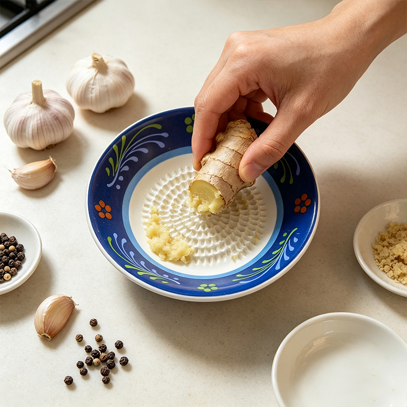 Baby Food Masher - Ceramiczna tarka do imbiru, wielofunkcyjny ręczny