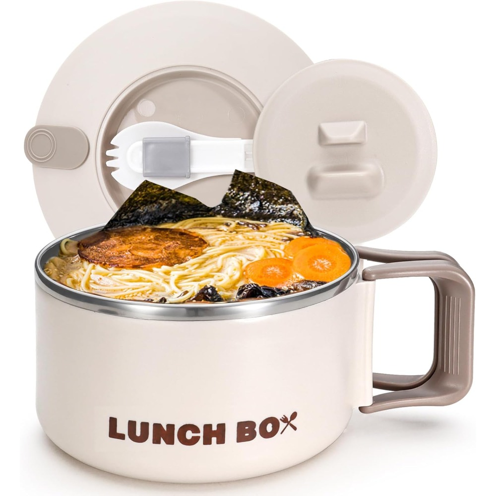 Baby Food Warmer Portable - Miska do ramenu z pokrywką i