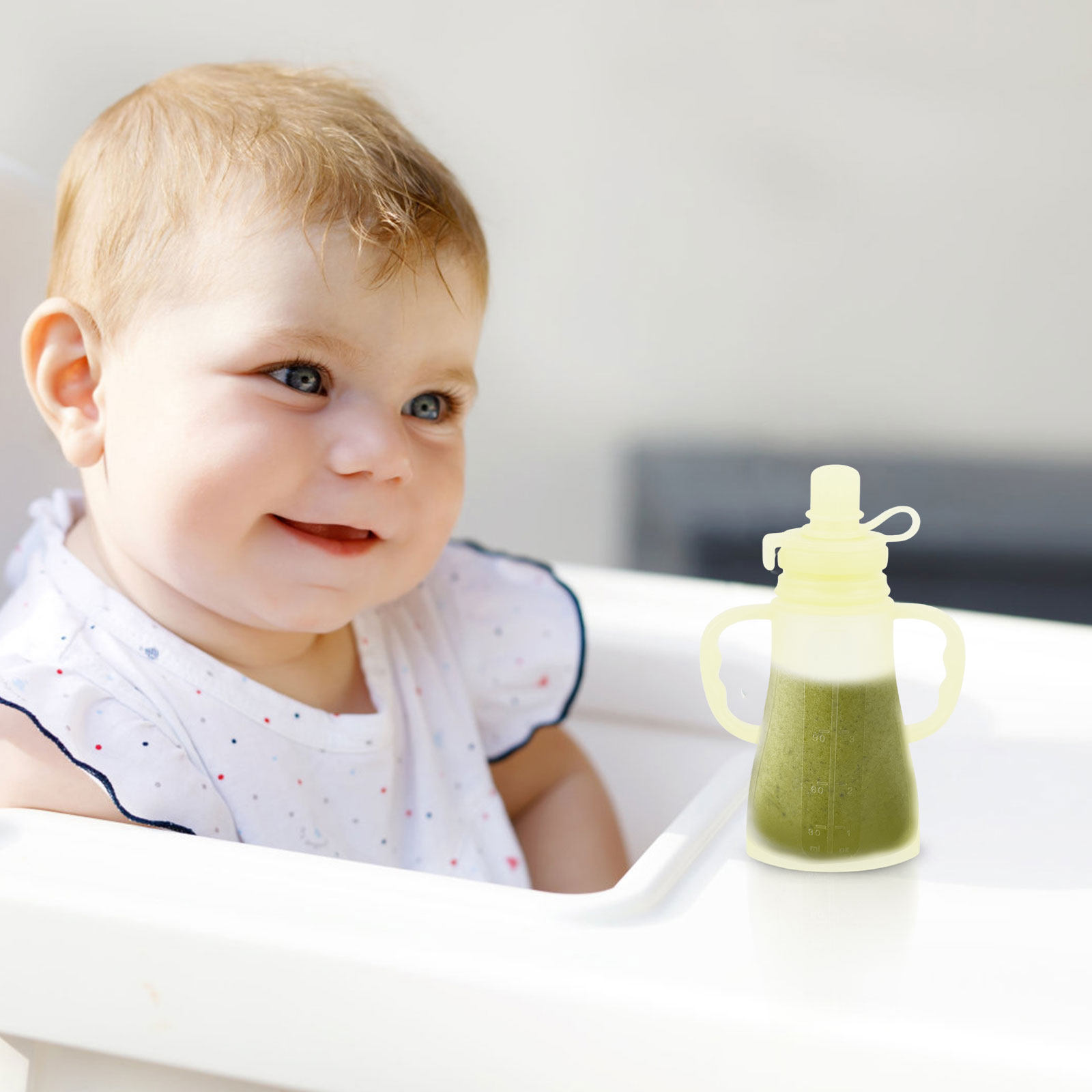 Baby Food Reusable Pouches - Silikonowe woreczki na jedzenie dla niemowląt