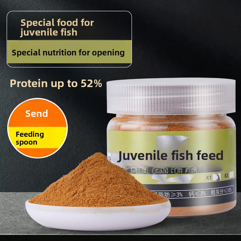 Baby Food With Protein - Zhipin Karmidło dla rybek, wysokobiałkowy proszek