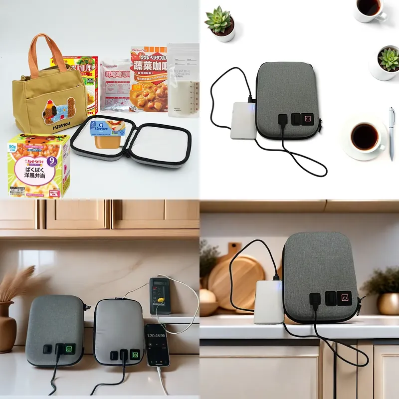 Baby Food Reusable Pouches - 【CHIMU HOME】 Przenośny podgrzewacz do puree