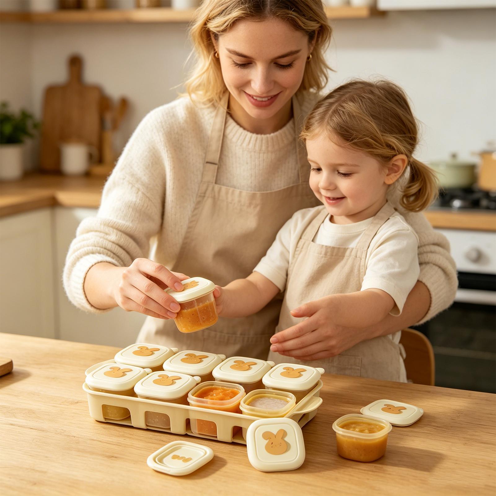 Pojemnik na żywność w kostkach – Freezer Tray Baby recenzja i cena