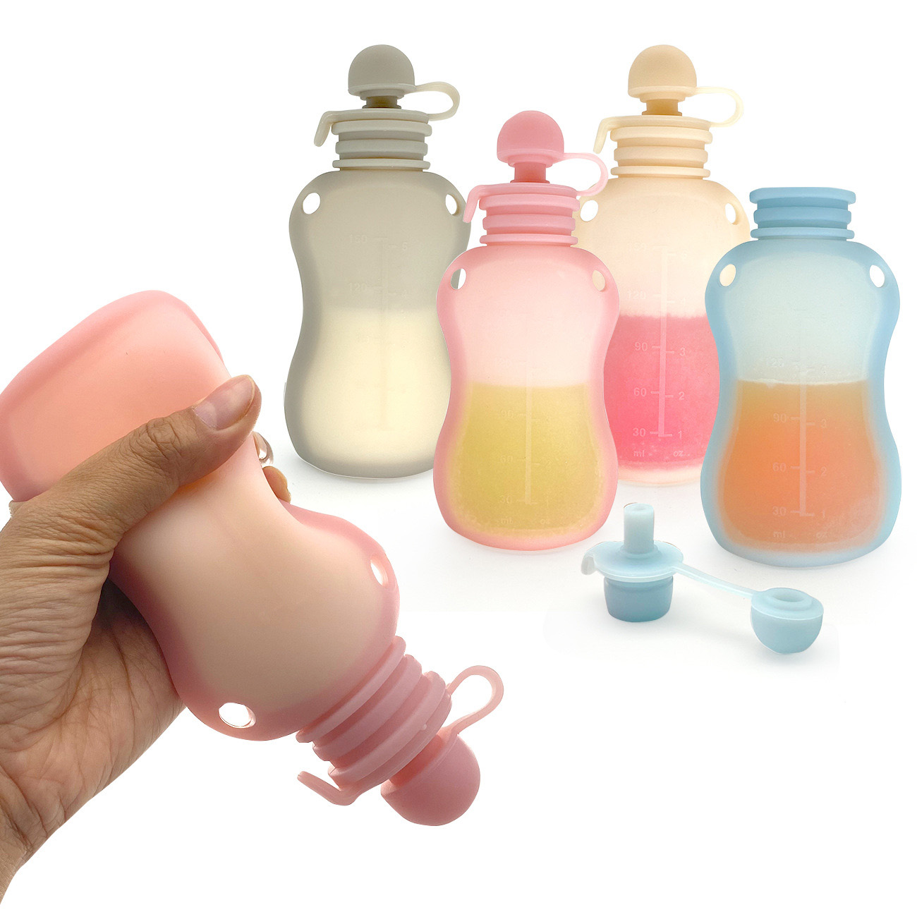 150ml Wygodna torba do przecho – Baby Food Reusable Pouches recenzja i cena