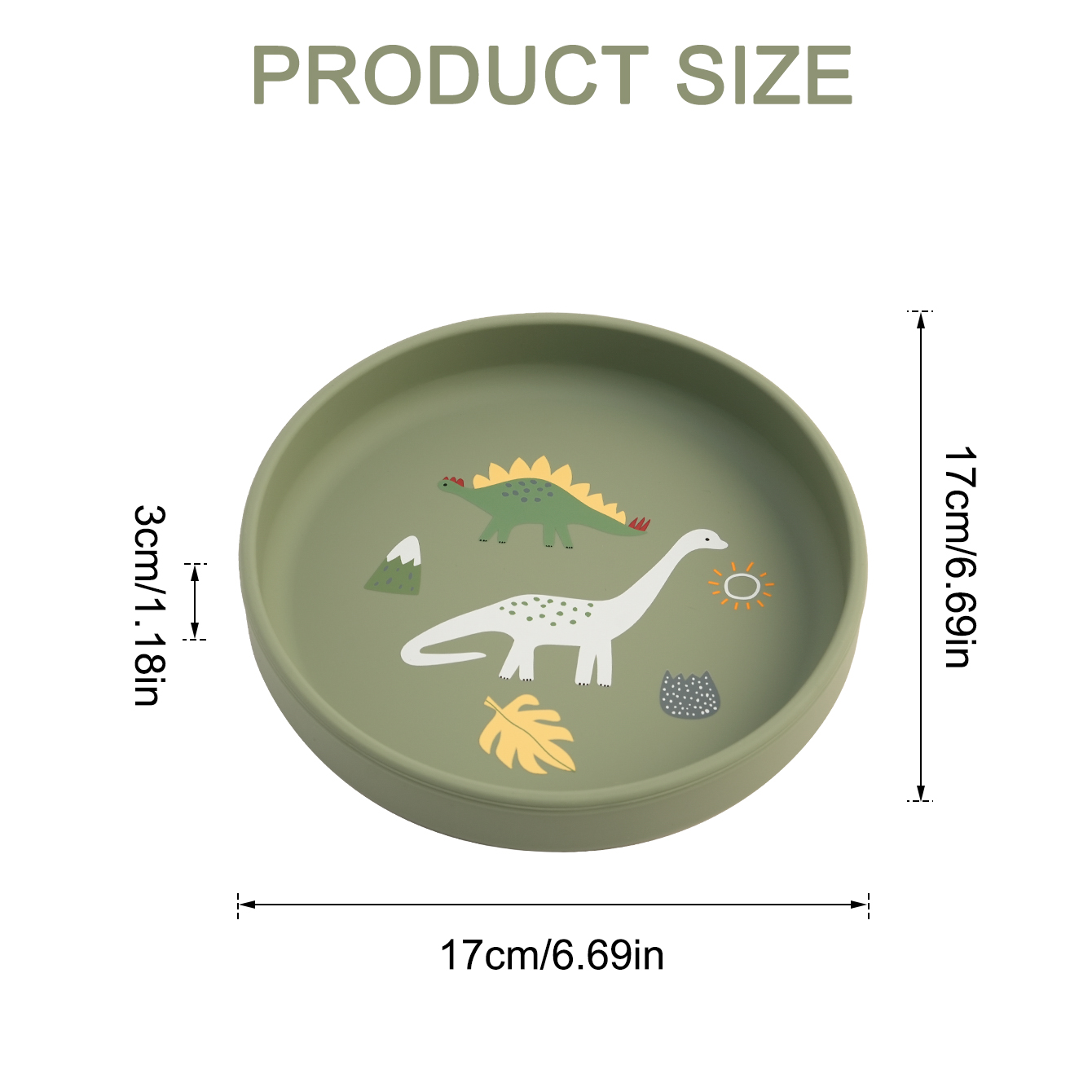 1 SZT. Silikonowy talerzyk dla – Baby Food Chart recenzja i cena