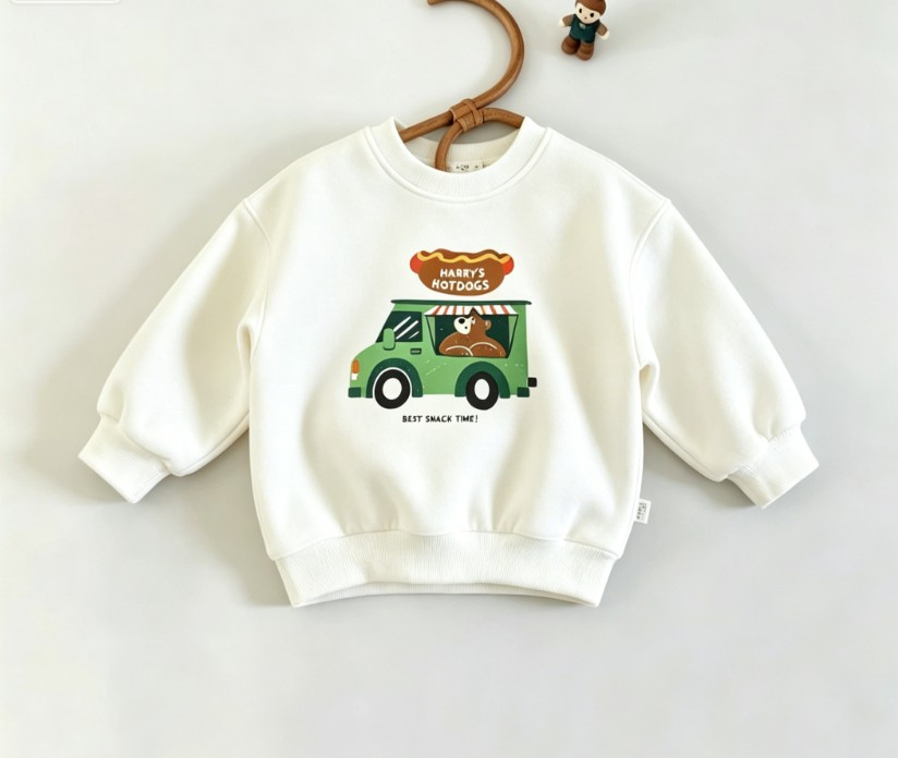 Dziecięca bluza dresowa z nadr – Baby Food Intake recenzja i cena