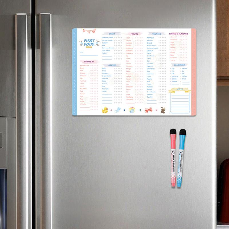 Baby First Foods Tracker z mag – Baby Food Chart recenzja i cena