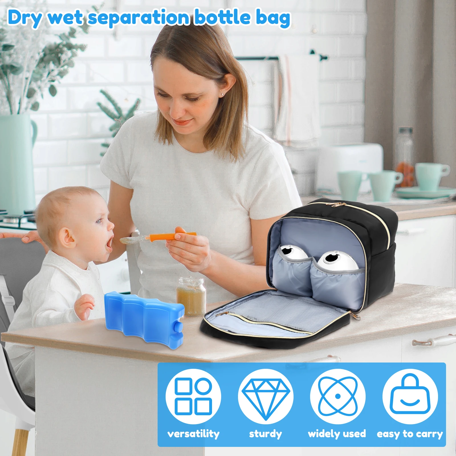 Torba do przechowywania mleka  – Baby Food Warmer Portable recenzja i cena
