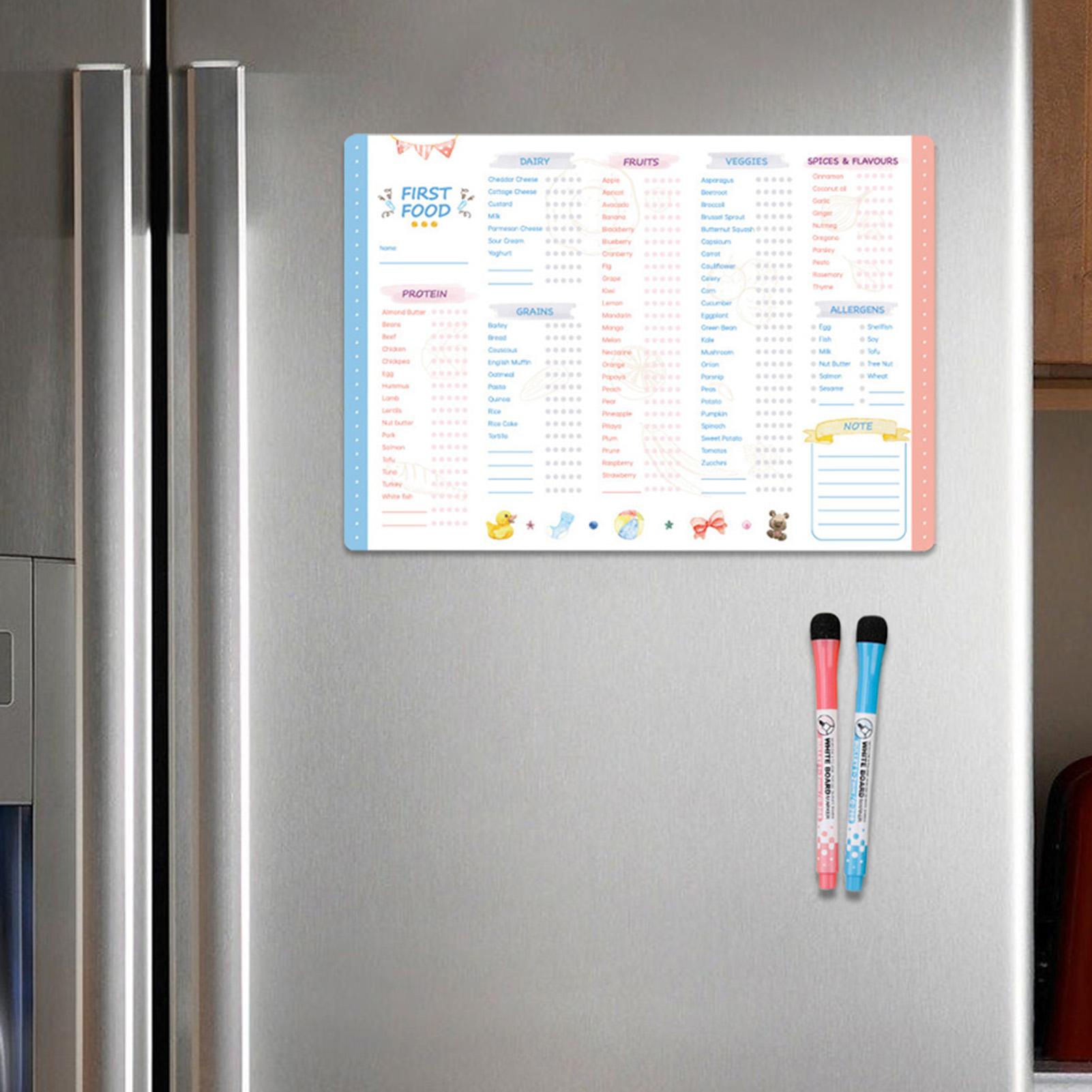 Magnetyczna tablica pierwszych – Baby Food Chart recenzja i cena