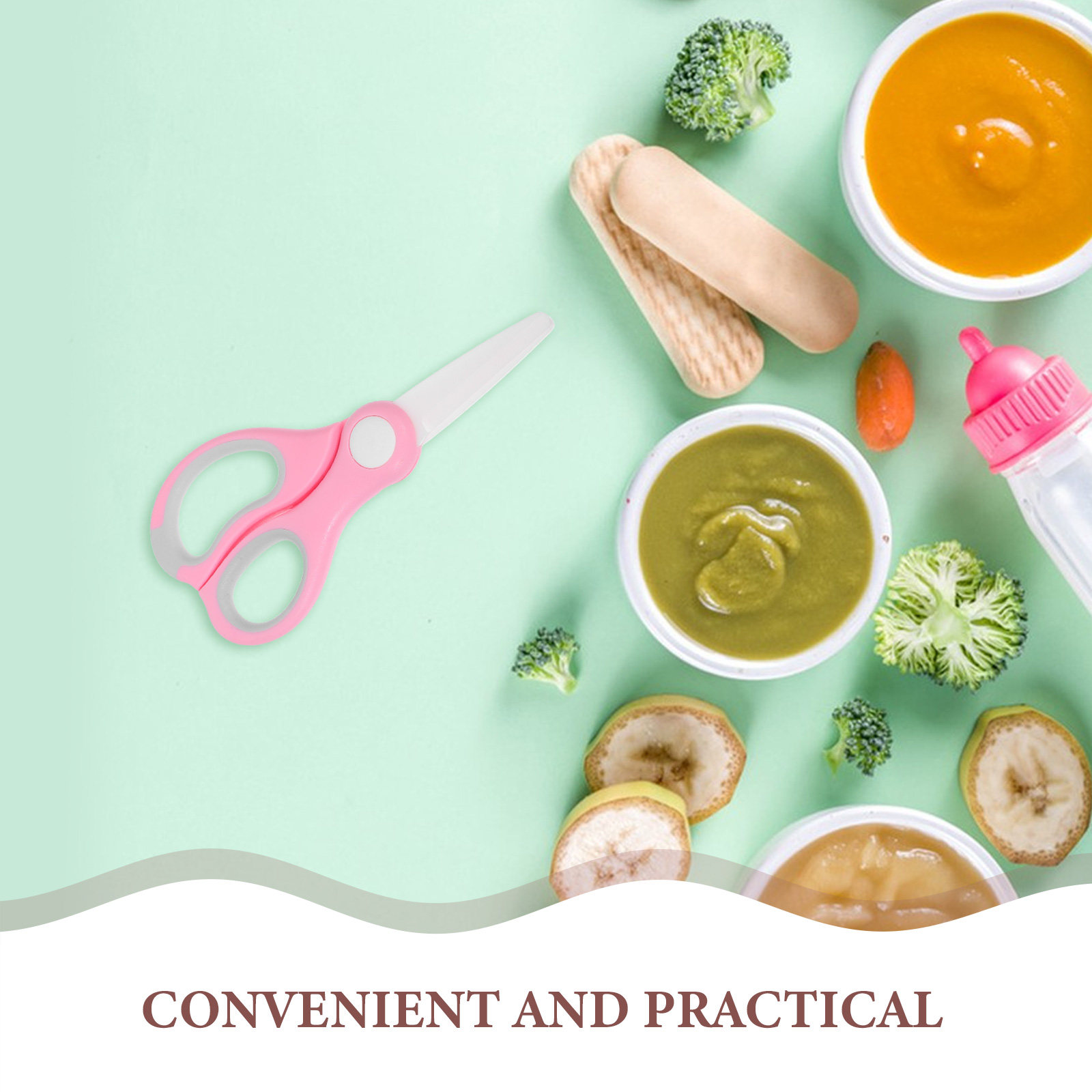 Przenośne ceramiczne nożyczki  – Veggie Baby Food recenzja i cena