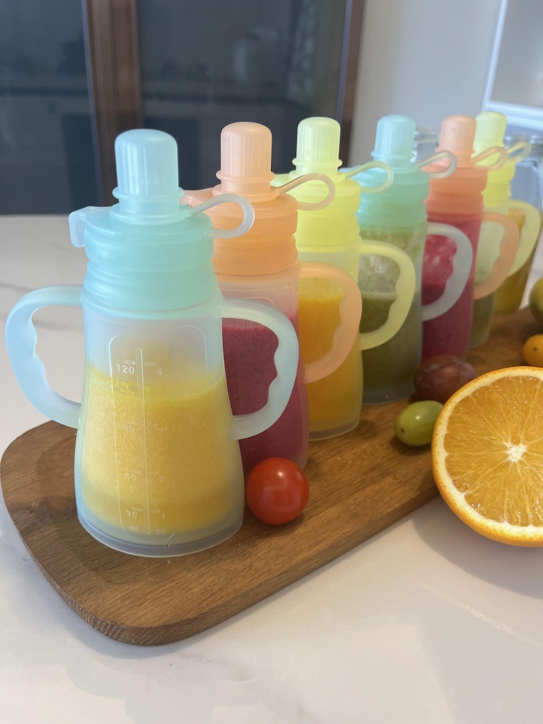 Nowe, wielorazowe silikonowe w – Baby Food Reusable Pouches recenzja i cena