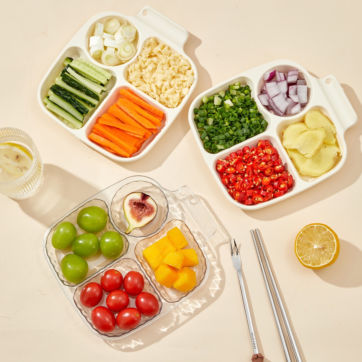 Talerz dla dzieci z 4 przegród – Freezer Tray Baby recenzja i cena