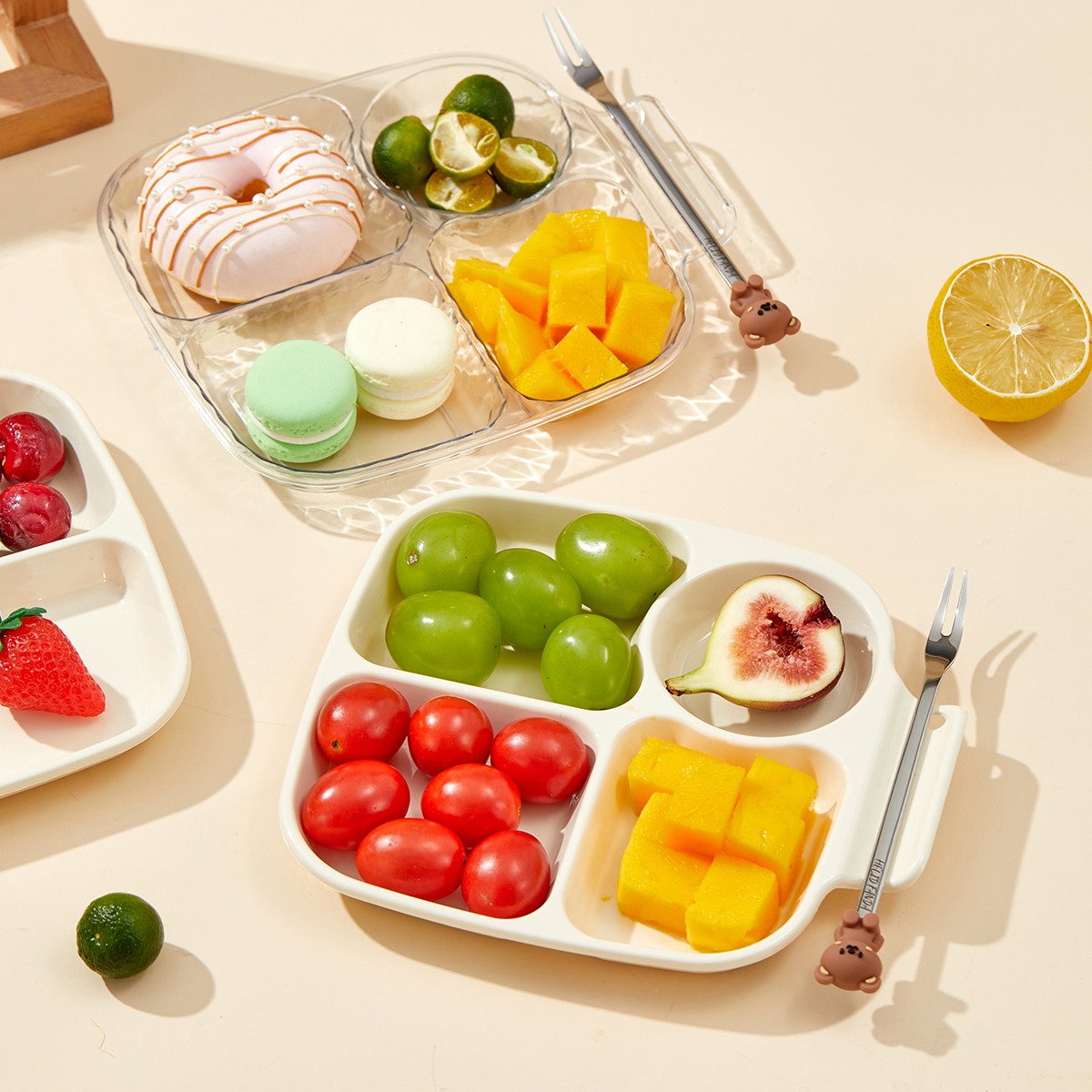Talerz dla dzieci z 4 przegród – Freezer Tray Baby recenzja i cena