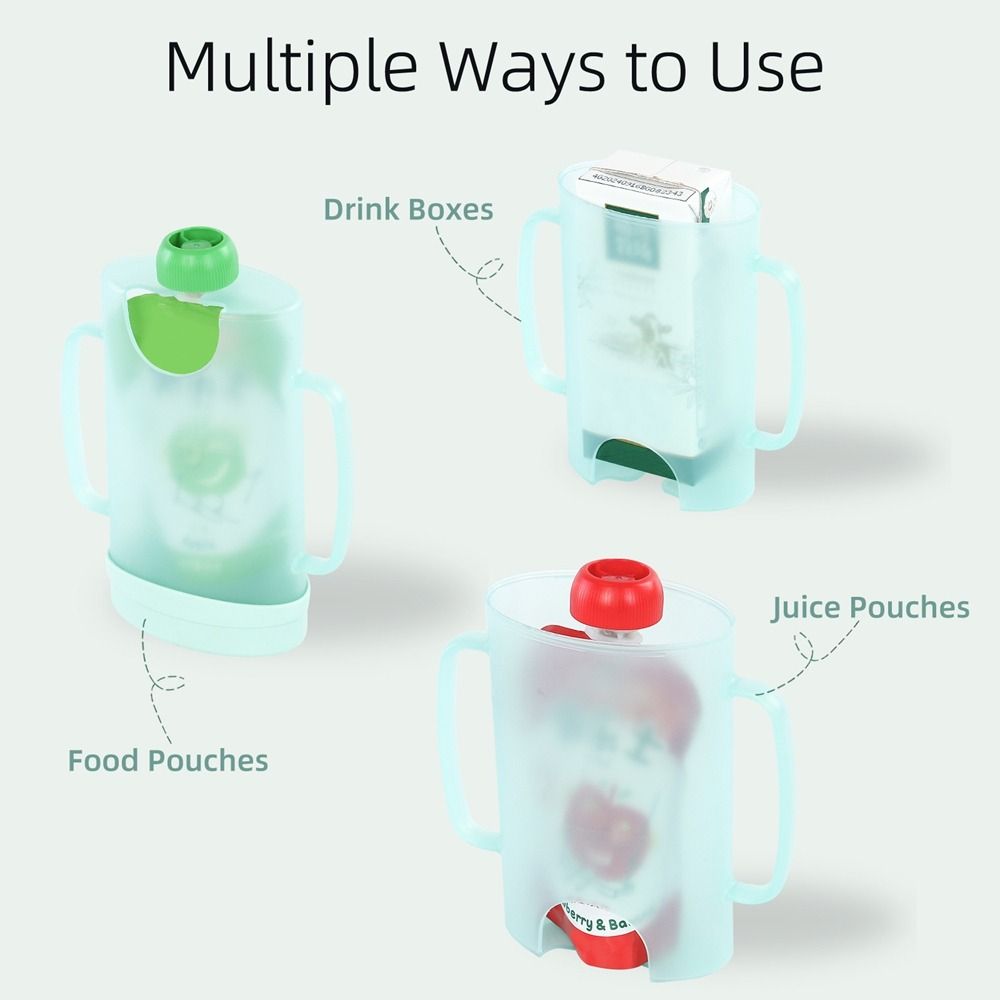 Plastikowy uchwyt na woreczki  – Baby Food Reusable Pouches recenzja i cena
